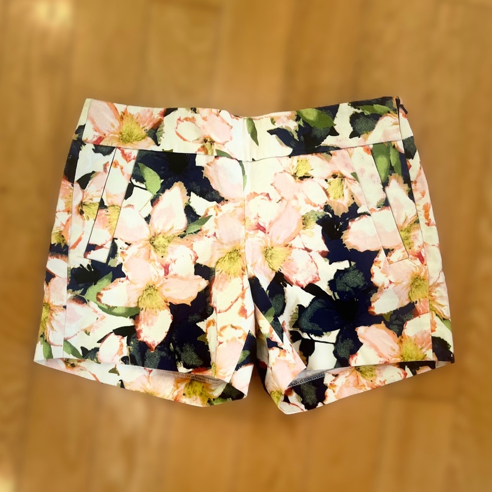 Floral J Crew Shorts size 2